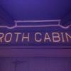 Sign that says "Roth Cabin."